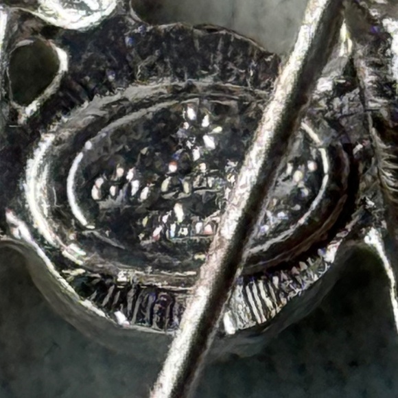 Vintage Signed Christopher Radko Enamel 'Joy' Poinsettia Christmas Brooch Pin - Picture 7 of 11